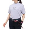 Mock Neck Loose UV PP00 [Munsingwear] Short-sleeved Shirt, Fit, Sweat-absorbent, Stretchy, Protection, Golf, MG5SHS21L, Women's, (purple)