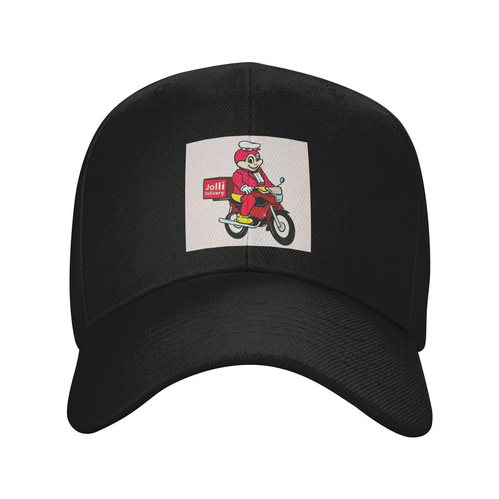 JOLLIBEE DELIVERY FILIPINO FOOD POCKET TEE Baseball Caps Snapback Baseball Hats Breathable Casual Casquette Outdoor Unisex
