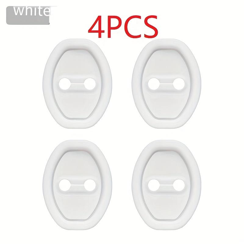 4 шт. Силиконовые защитные накладки на пряжки замков дверей автомобиля, прочные и тихие, антикоррозийные и шумоподавляющие аксессуары для интерьера, подходят