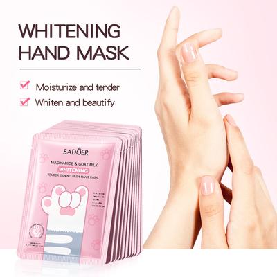 Маска для рук «Кошачий коготь» Niacinamide Whitening Hydrating Moisturizing Увлажняющие перчатки