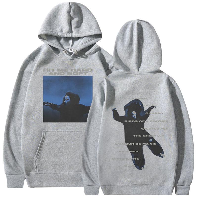 Hit Me Hard and Soft 2024 Tour Hoodies Men Women Fashion Vintage Harajuku Sweatshirts Long Sleeve Oversized Pullovers Fans Gift