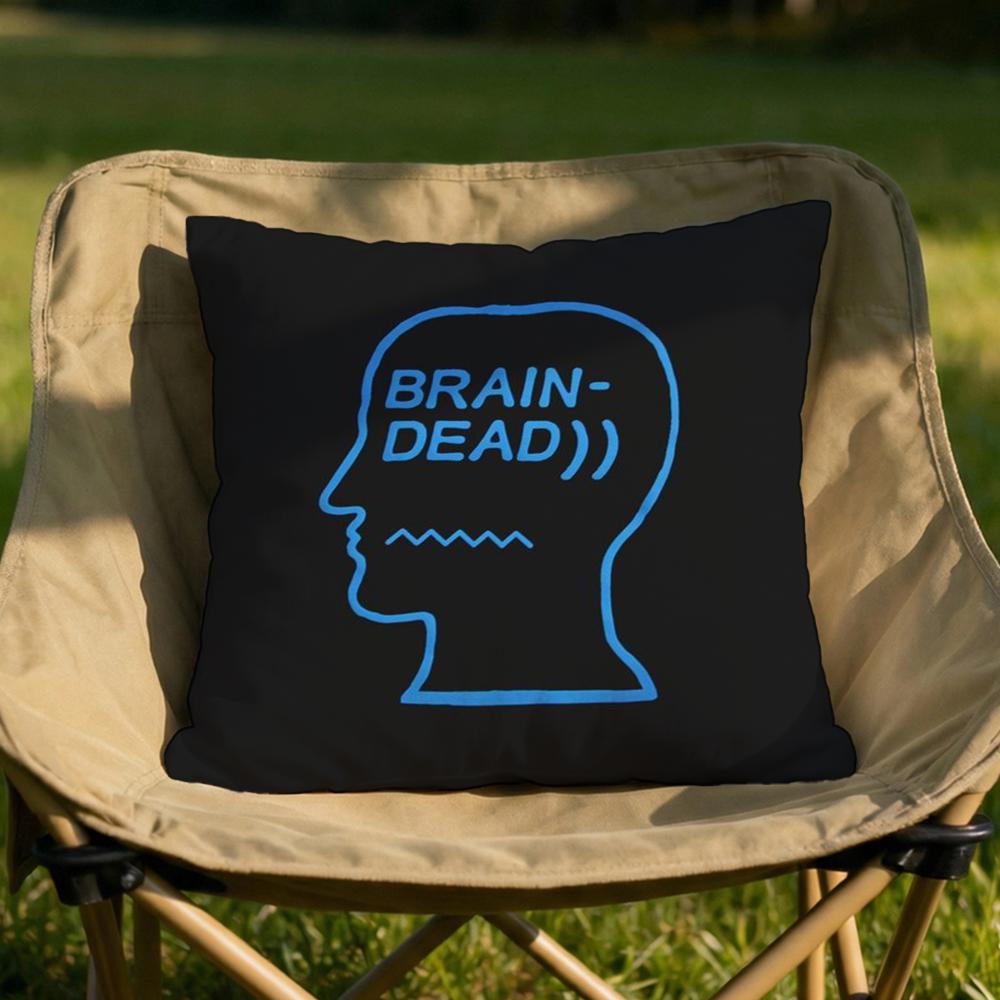 Los Angeles BBrain Dead Cushion Cover Soft Reversible Durable Pillow Cover MultiScene Use for Home Car Daily Comfort