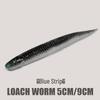 LUREPEAK Легкий танец Мягкая приманка: Червь с игольчатым хвостом черного цвета для ловли окуня и мандаринки.