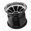8in ATV Wheel High Strength Sporty Look Aluminum Alloy Wheel Rim for Quad Bike Go Kart Golf Cart