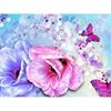 5D DIY Diamond Embroidery Mosaic Diamond Painting Flower and Butterfly