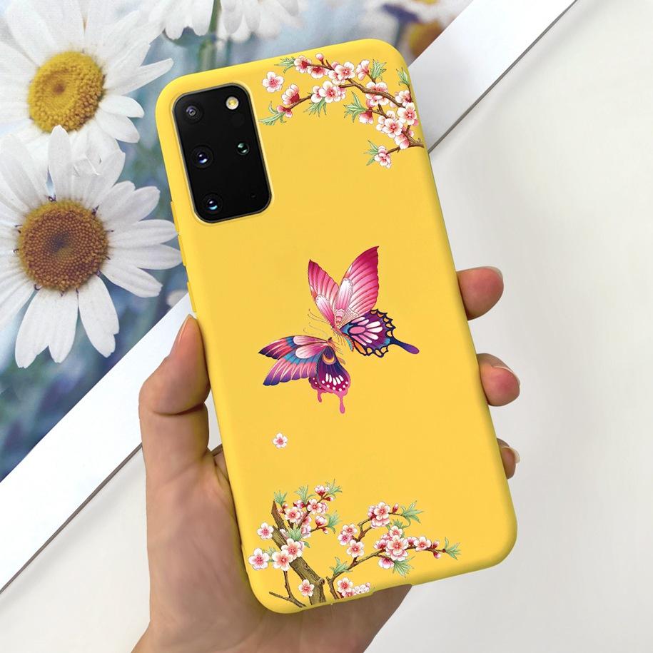 For Samsung Galaxy S20 5G Case SM-G981F Phone Cover Fashion Marble Flower Slim Soft Bumper For Samsung S20 Plus S20+ S 20 Fundas