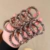 5/10pcs Leopard Print High Elastic Hair Ties Scrunchie High Elasticity Ponytail Holder Women Girls Hair Rings Rope Accessories