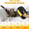 3PCS Soft Pet Grooming Gloves Multi-functional Pet Hair Remover Brush Static Dedusting Brush  Carpet