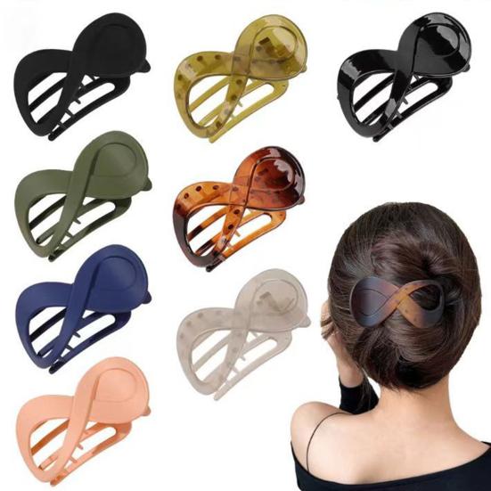 Большая плоская заколка для волос надежная фиксация женская нескользящая заколка-краб для волос для влажных и сухих волос инструменты для укладки волос аксессуары для волос