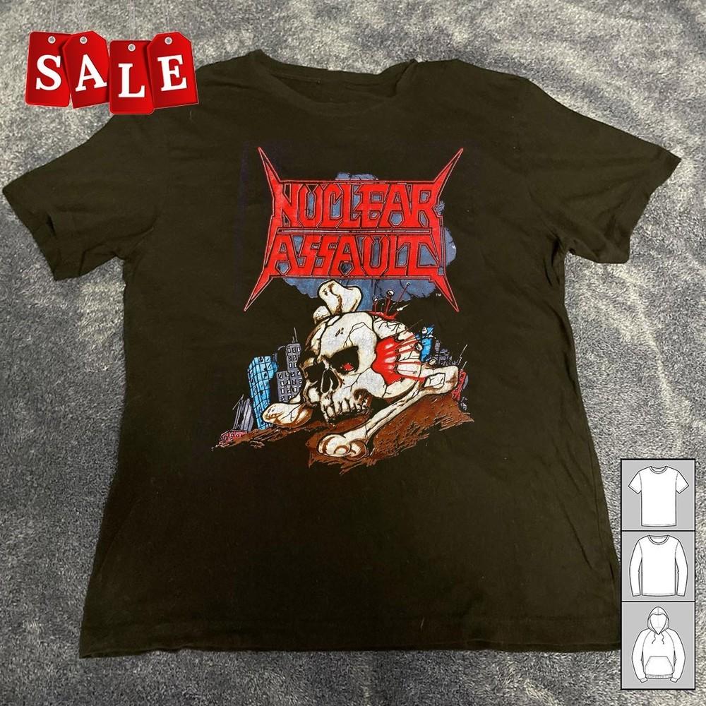 New Vintage NUCLEAR ASSAULT BAND 1990 Gift For Fans Unisex S5XL Shirt BI286 Unisex T-Shirt