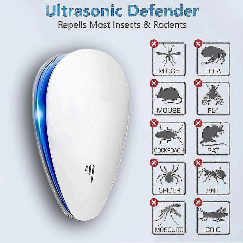 Ultrasonic Pest Repellent(6 Pack), 2023 Newest Electronic Pest Repeller Indoor Plug In Bug Repellent--