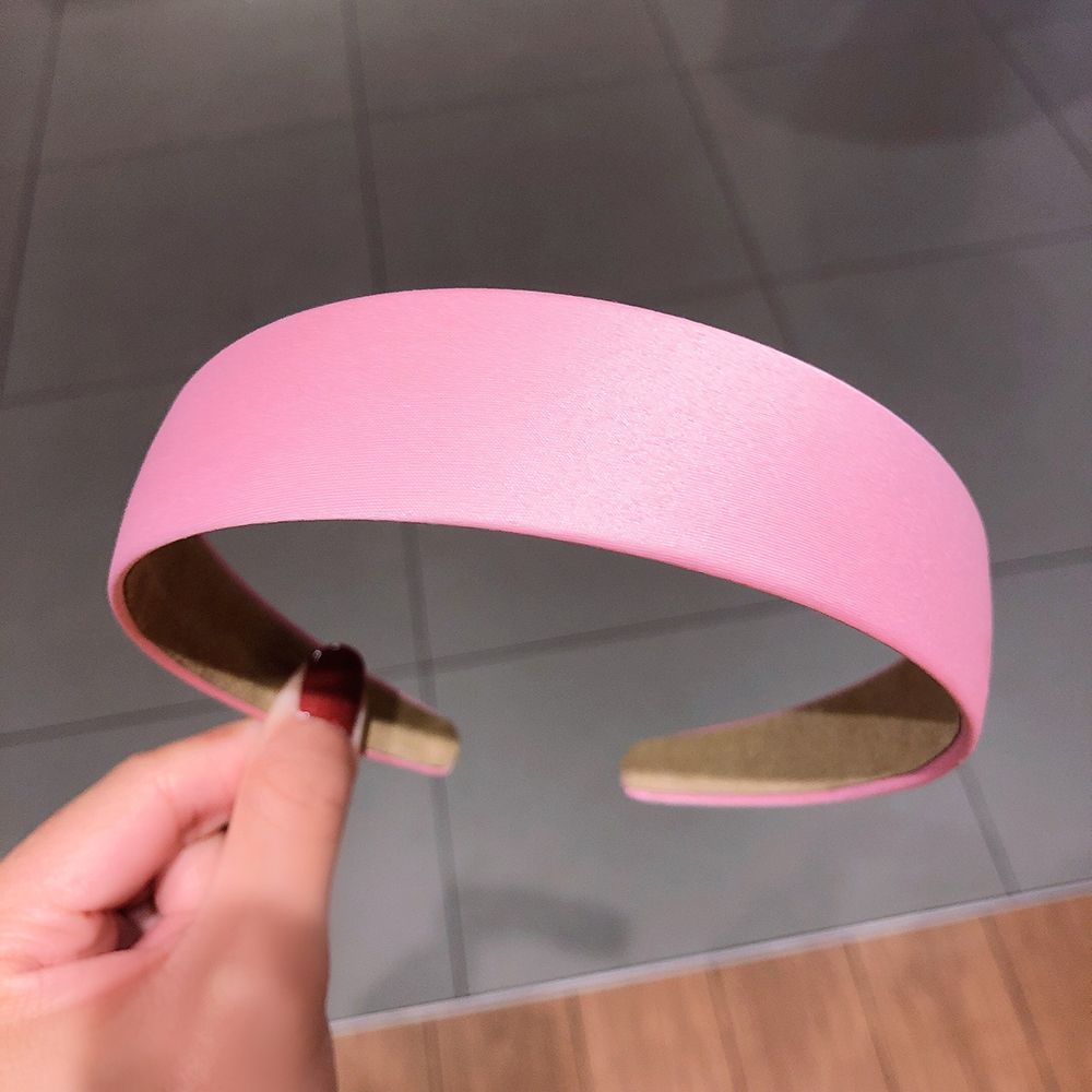 8 Colors Girls Satin Alice Hair Band Hair Hoop Wide HeadBand Fabric