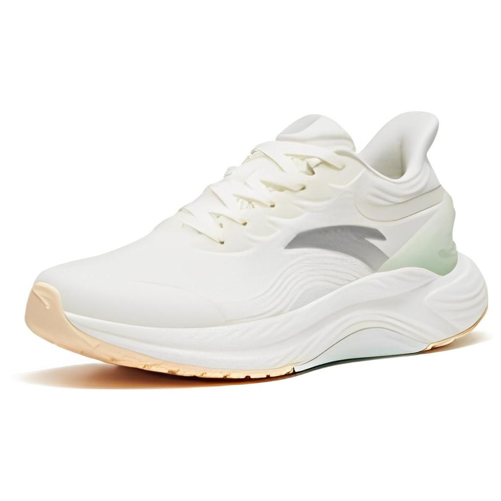 Anta 3.0 Lite Shock Absorbing Non-Slip износостойкие низкие кроссовки для бега женские кроссовки Ivory-White 122315586-3