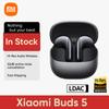 Original Xiaomi Buds 5 TWS Earphone Bluetooth 5.4 AI ANC HiFi Earbuds Recording Voice to Text Conversion IP54 Headset Headphone