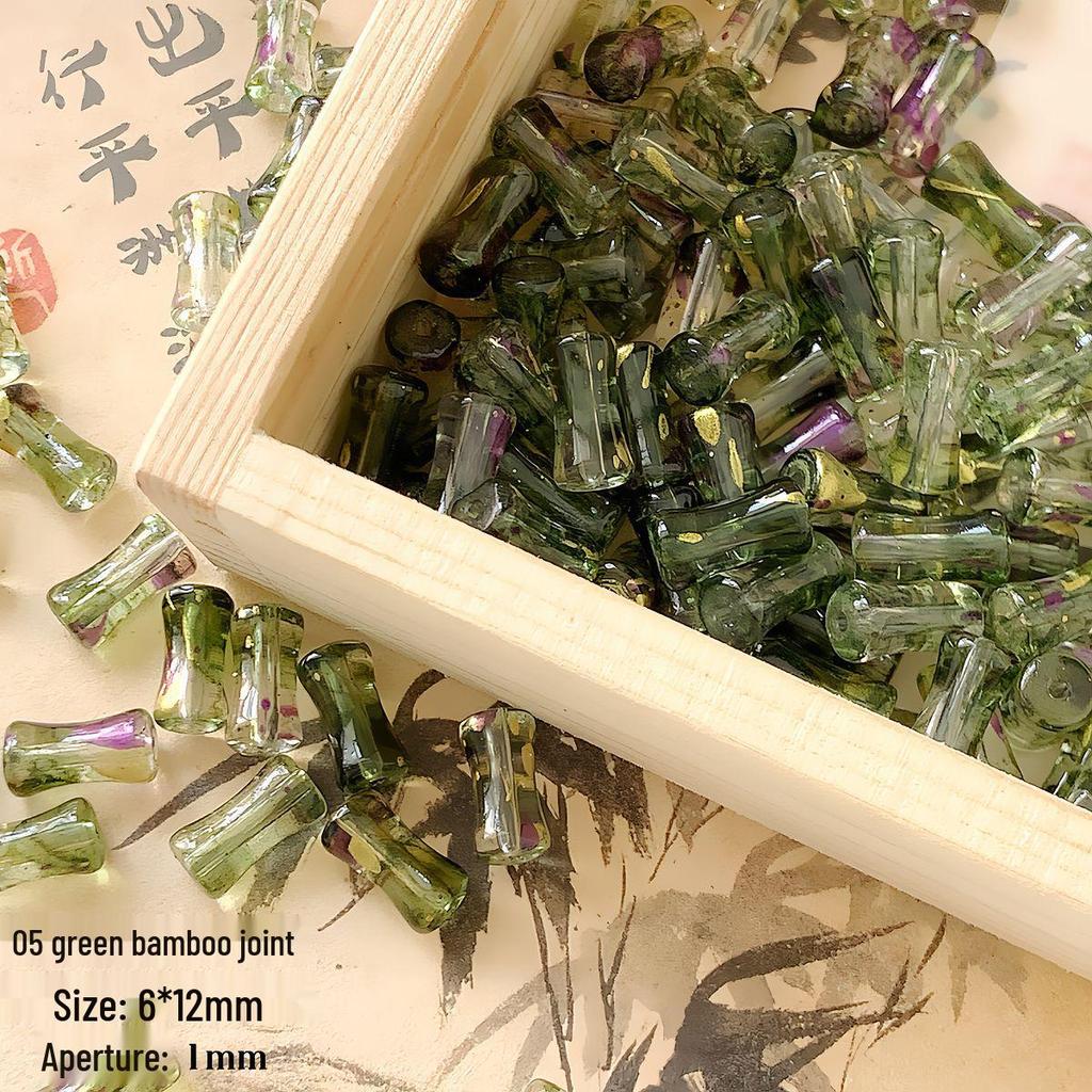 Китайские бамбуковые бусины-разделители лэмпворк для изготовления украшений своими руками