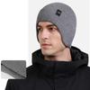 Autumn Winter Running Sports Knitted Hat Men's Ear Protection Warm Cap High Elastic Cap