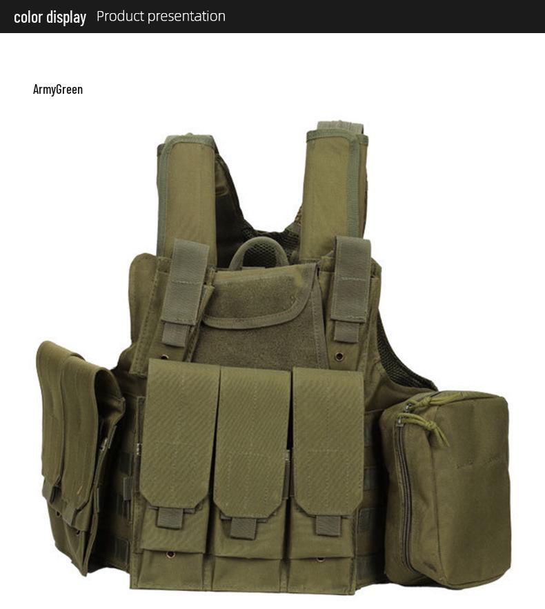 Outdoor Military Enthusiast Steel Wire Molle Vest