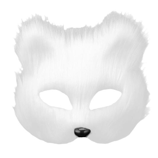 Подушка для лица лисы, искусственная подушка для лица лисы с перчатками-хвостами, маскарадный костюм для Хэллоуина, аксессуар для девочек