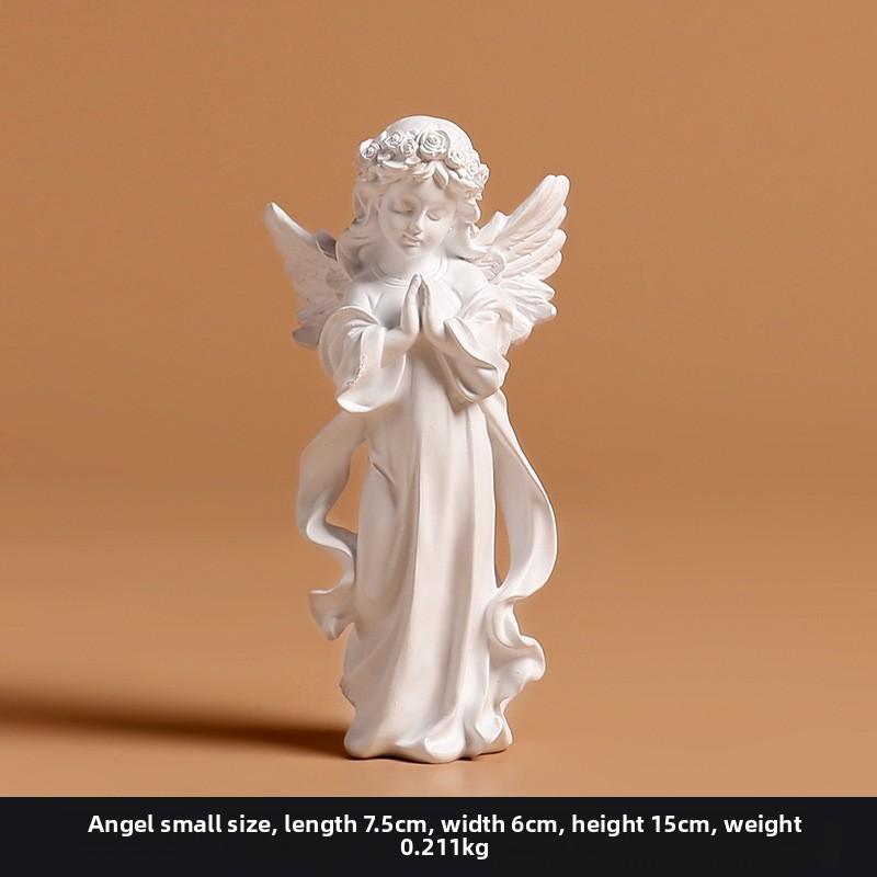Ангел Алиса Маленькая девочка Статуя Смолы Поделки Настольный Декор Для Дома Украшения