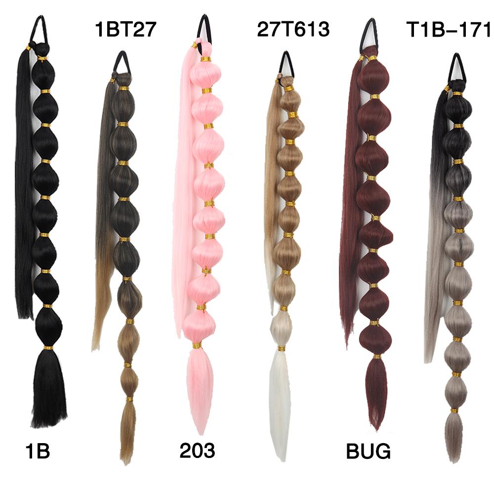 MISSQUEEN Синтетический пузырьковый хвост с эластичной завязкой, длинная обертка вокруг хвоста, наращивание фонариков, 75 см, темно-красный хвост для женщин, косплей