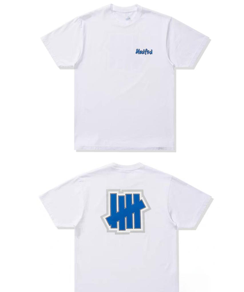 Undefeated Double-sided Print T-shirt, Short-sleeved T-shirt for Men and Women, Men's Clothing, Harajuku Streetwear