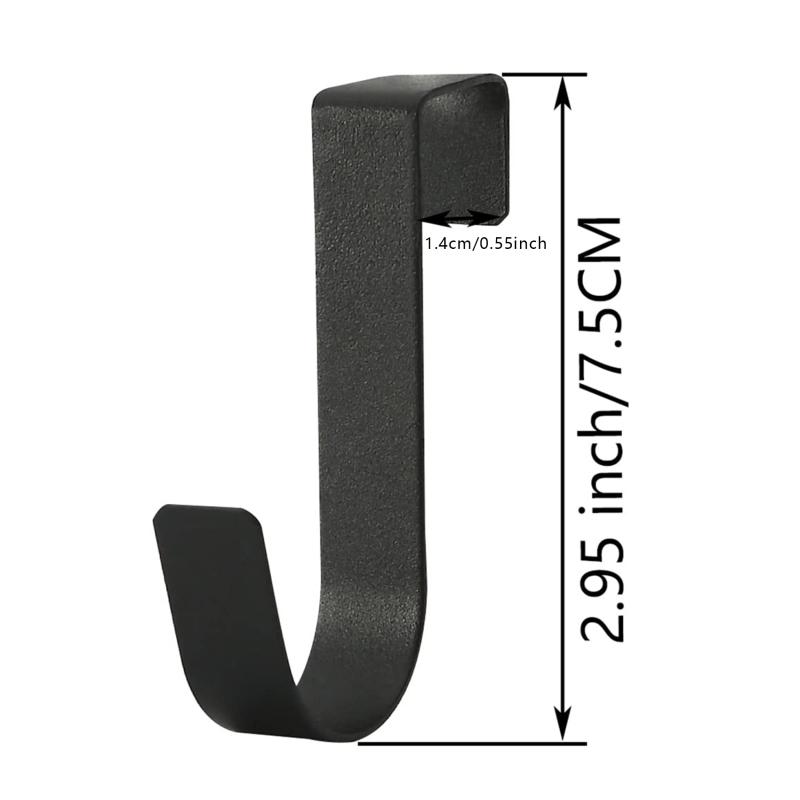 Multi-Purpose Hooks Kitchen Cabinet Door Back Hook Hanging Rack Clothes Storage Hook