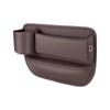 1Pc Car PU Leather Cup Holder Gap Bag Car Gap Storage Box with Cup Holder, Gap Filler Organizer for Glasses Phone Keys and Cards