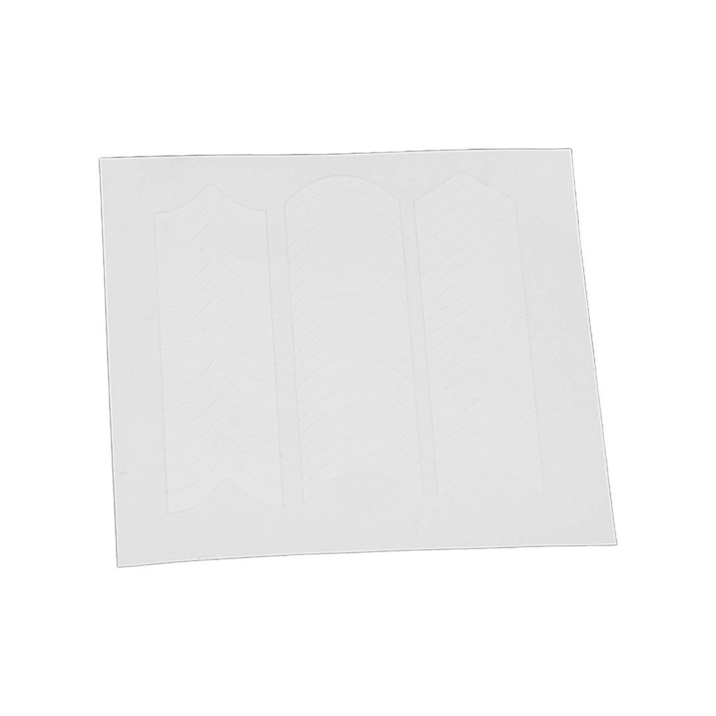 45 листов 3 дизайна Наклейки для нейл-арта для французского маникюра Самоклеящиеся направляющие для французского кончика Наклейки для ногтей