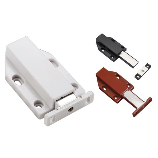 Дверная защелка шкафа, сильная всасывающая защелка, открывающаяся из АБС-пластика, магнитная защелка с одной головкой, шкаф