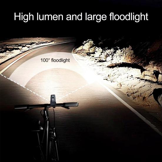 Датчик велосипеда Режимы фары Регулируемый Легкий Водонепроницаемый Перезаряжаемый MTB шоссейный горный велосипед Ночная езда Светодиодный передний фонарь