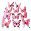 12 Pcs 3D Wall Stickers Butterfly Fridge Magnet Wedding Party DIY Room Decor