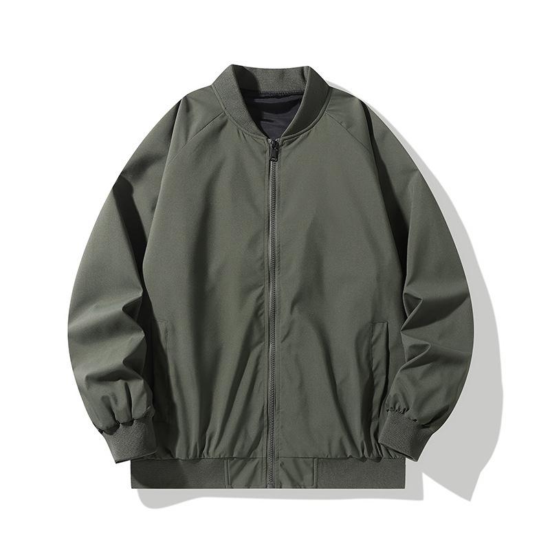 Новая куртка Куртка Мужская Весна и Осень Модный Бренд Универсальная Свободная Воротник бейсбол Модная Повседневная Верхняя одежда