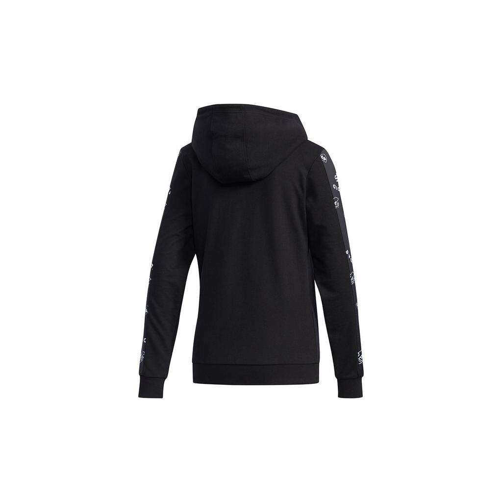 Adidas Толстовка Neo Favorite Casual Sport Pullover Women Tops Black FK6928