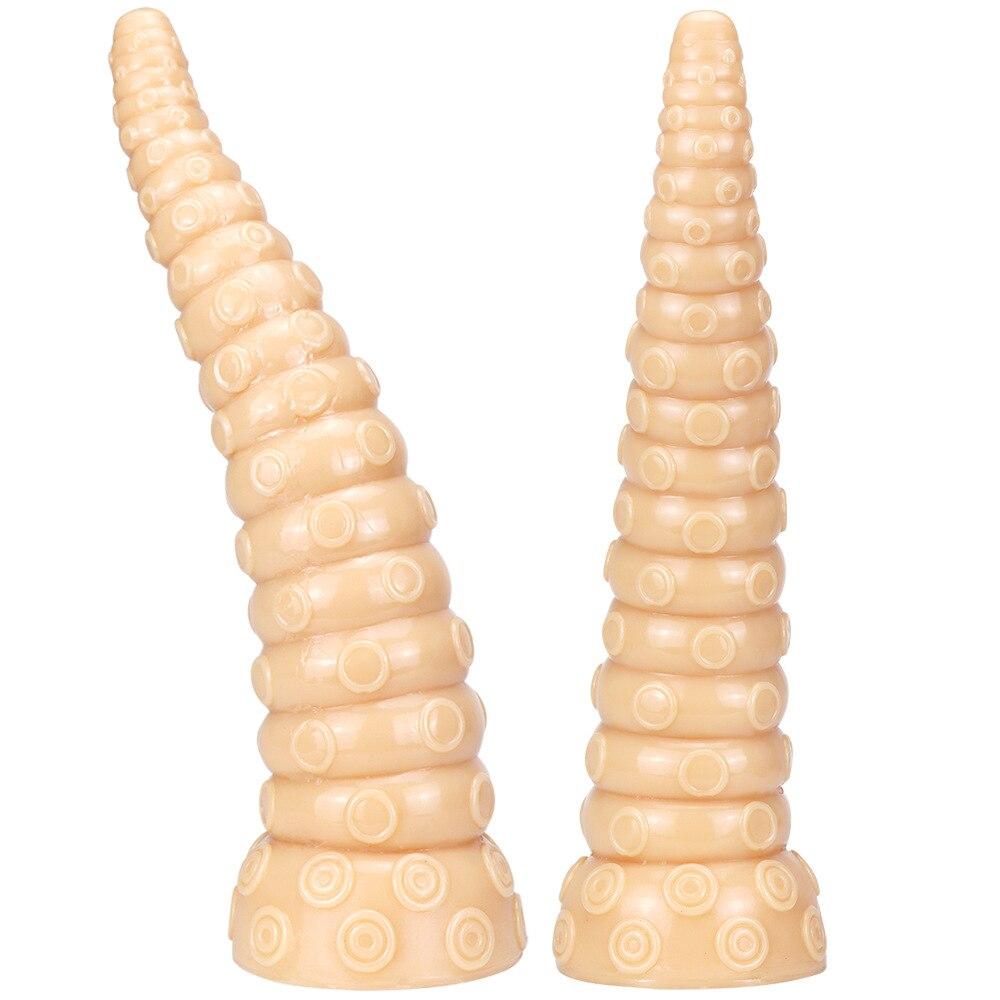 38 см ноги осьминога, большая Анальная пробка, анальный расширитель, секс-игрушки для взрослых, реалистичный фаллоимитатор дракона, Фистинг, БДСМ, привязка, ремень на пенисе