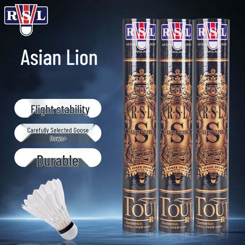 Воланчики для бадминтона RSL с гусиным пером