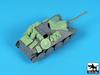 Black Dog 38 истребитель танков Hetzer набор аксессуаров смоляные военные детали HAUT72162 1/72 (для Веспида) (танк)