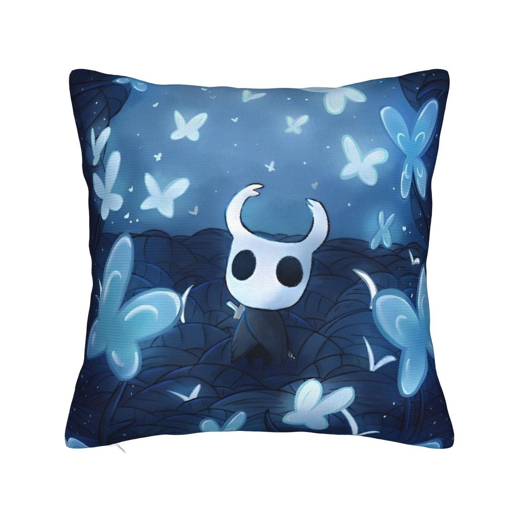 Hollow Knight Инди Игры Квадратная Наволочка Подушка-подушка для Action Adventure Новинка Декор на Молнии Наволочка для Автомобиля 18x18