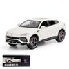 Совместимо для 1:24 модель автомобиля Lamborghini Urus, литая под давлением машинка с откатным механизмом, игрушечная машина, двери открываются, свет и звук, игрушки для мальчиков, подарки для детей и взрослых