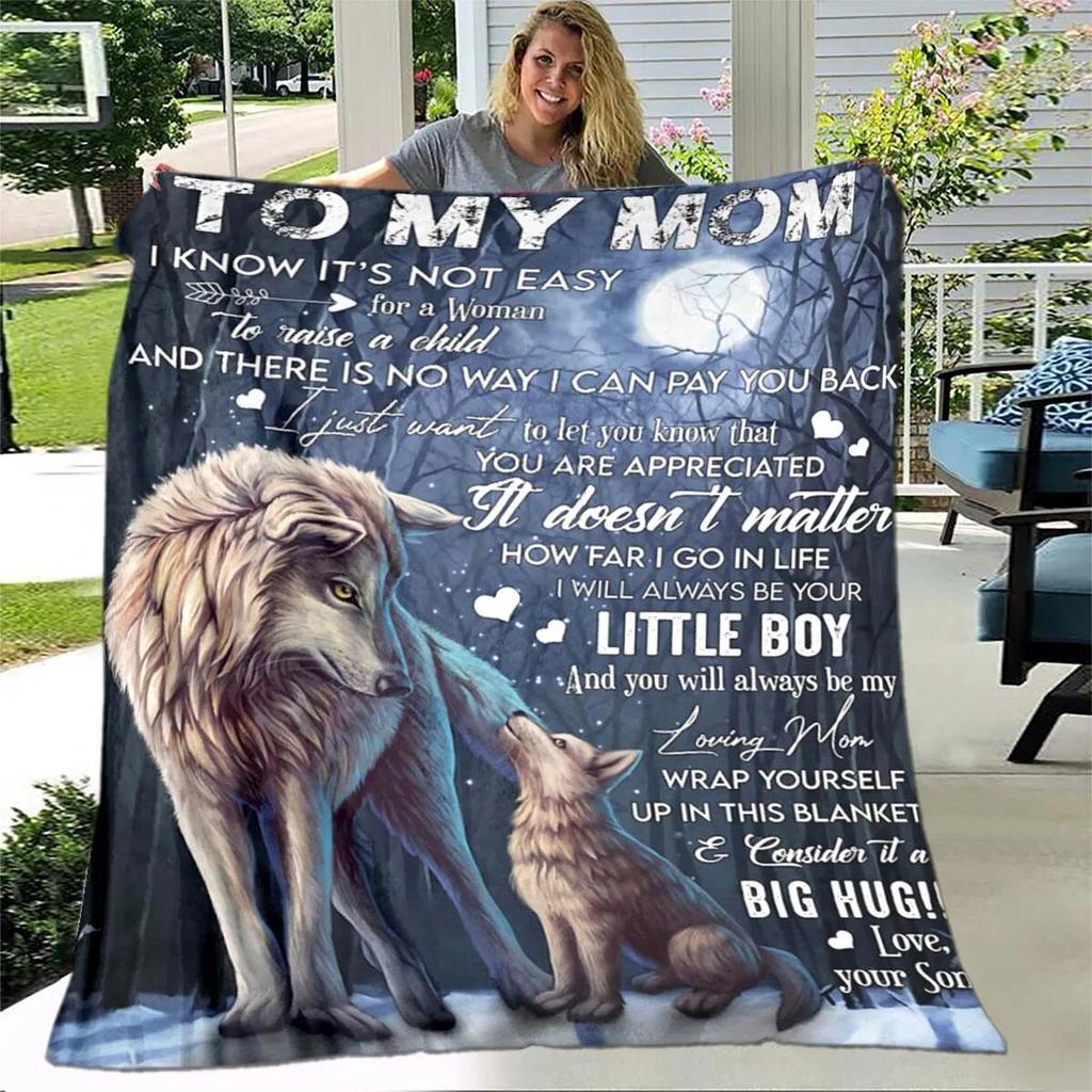 Одеяло для дочери с принтом, фланелевое одеяло для дивана, одеяло для моей дочери, Лев, Тигр, люблю тебя, мама, папа, волк, подарки для дочери