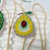 5-10cm Coconut Tree Decor Rainbow Patch Beaded Pendant For Clothing Applique Tropical Decor Wall Decor