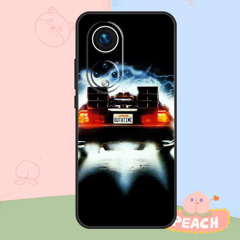 Back to the Future Car Case For Honor Magic 8 Pro 5 6 7 Lite Honor Win RT 400 200 50 70 90 X8c X9a X9b X9c X9d Cover