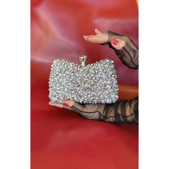EVENING DRESS LARGE STONE Women's Bag Stylish Elegant