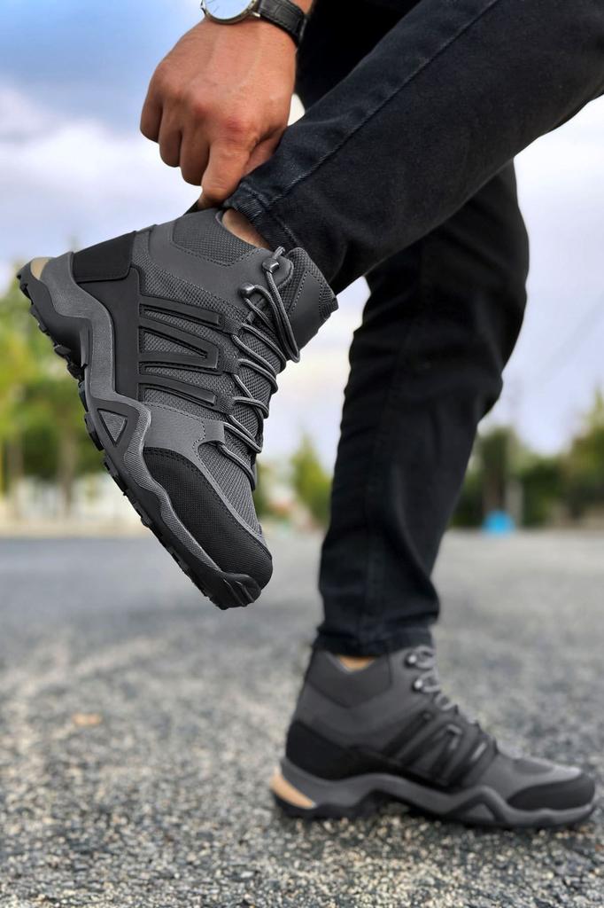 Men's Fashion Flat Heeled Booties Bootie Outdoor Trekking Sports Boots Shoes