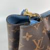 Louis Vuitton M43569 Сумка-ведро Monogram Neonoe Наплечная сумка Коричневый x синий