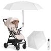 Stroller Umbrella Umbrella Folding Umbrella for 8 Adjustable 95cm Pet Cart Umbrella Bicycle UV Easy To Set Heatstroke Suitable for Rain or Shine