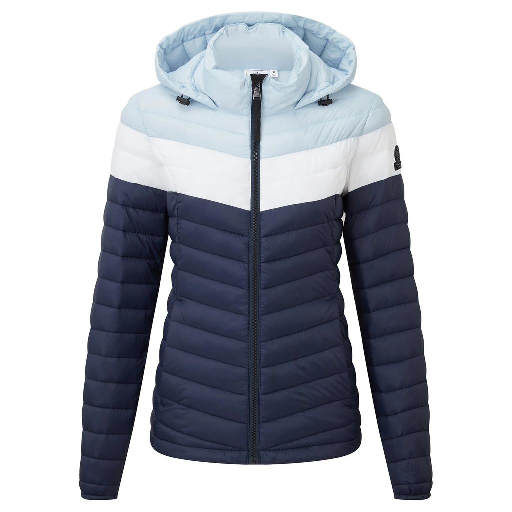 TOG24 Womens/Ladies Garriston Color Block Padded Jacket
