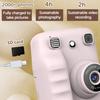 Instant Print Camera 2.4 Inch IPS Screen 1080P Rechargeable Compact Portable