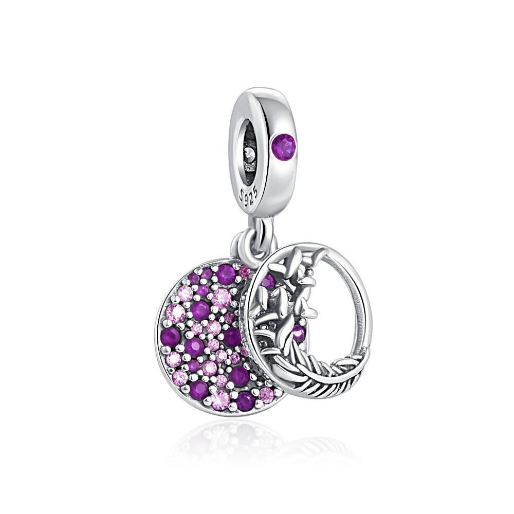 New in Flower heart landmark building Charm Beads Fit 925 Silver women Bracelet DIY Jewelry Gift