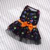 Halloween Dog Dress Pumpkin Party Autumn Fashion Soft Breathable Cute Teddy Pomeranian Small Medium Dogs Cat Pet Clothes Hot New