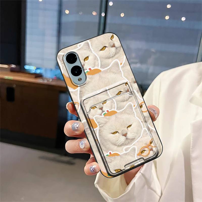 Waterproof Anti-dust Phone Case For Fujitsu Arrows F-52E/We2 Graffiti Card slot Fashion Design Soft case Durable Cute